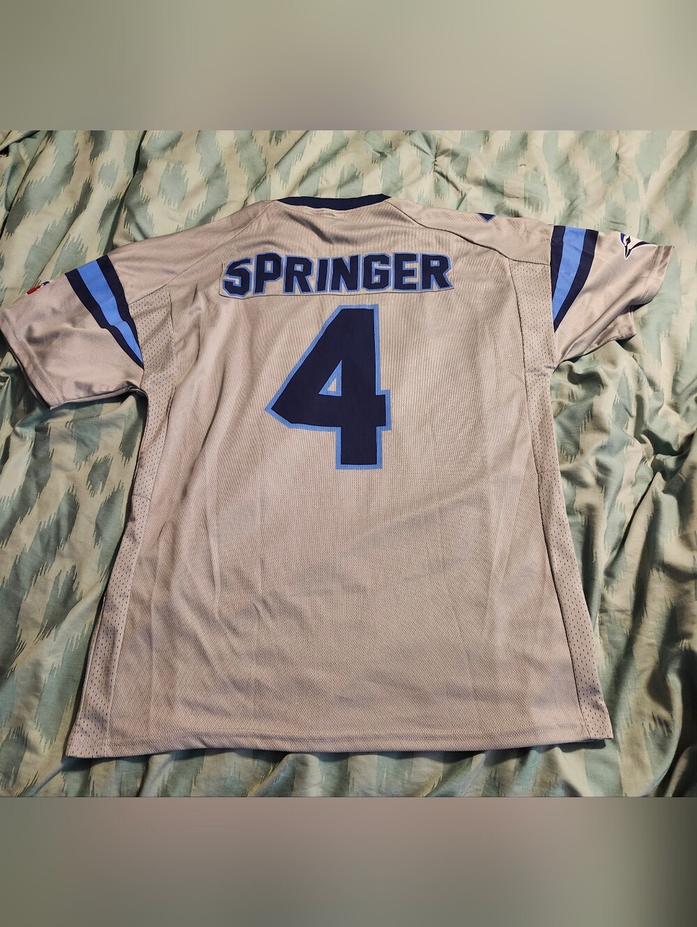 2025 Toronto Blue Jays MLB George Springer #4 Football Jersey SGA Men's Size XL